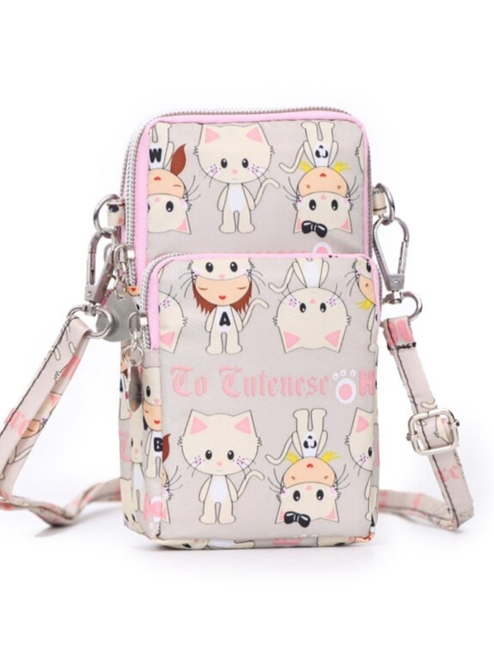 Crossbody Bag Phone Sleeve Concert Venue Festival Adjustable Strap Arm Wrist NWT - Picture 10 of 11